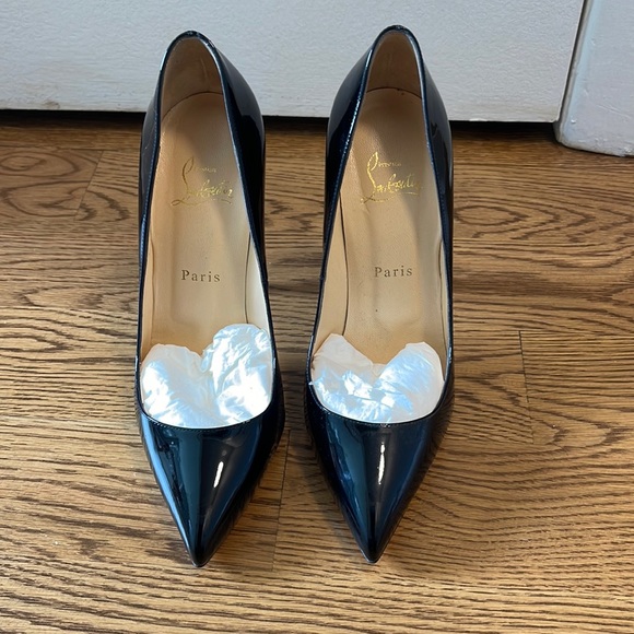 Christian Louboutin Pigalle 120 Patent Leather Heels - Picture 1 of 7